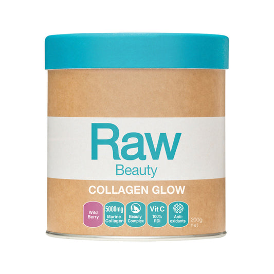 Amazonia Raw Beauty Collagen Glow Wild Berry 200g