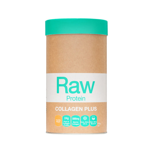 Amazonia Raw Protein Collagen Plus Vanilla Maple 450g