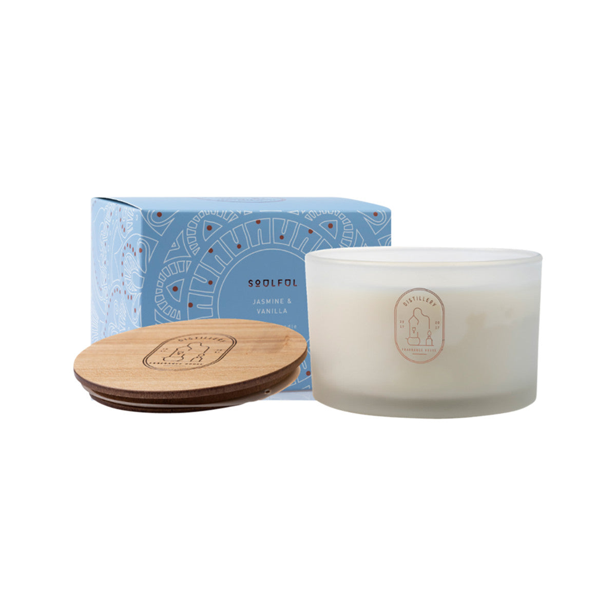 Distillery Fragrance House Soy Candle Soulful (Jasmine & Vanilla) 450g