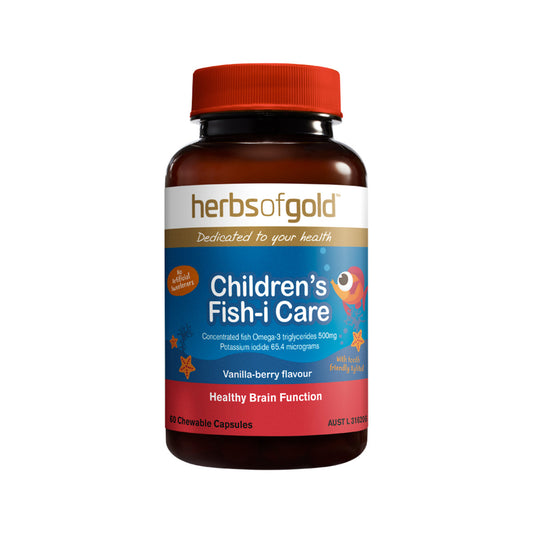 Herbs of Gold Childrens Fish I Care Chewable 60c