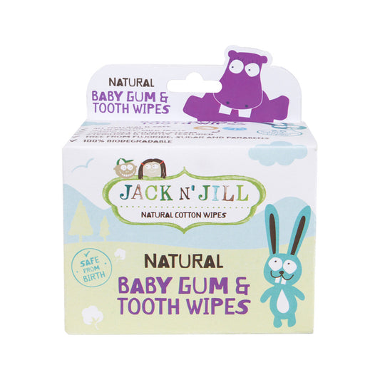 Jack N' Jill Natural Baby Gum & Tooth Wipes 25 Pack