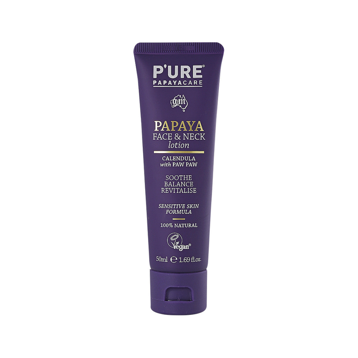 P'URE Papayacare Papaya Face & Neck Lotion (Calendula with Paw Paw) 50ml