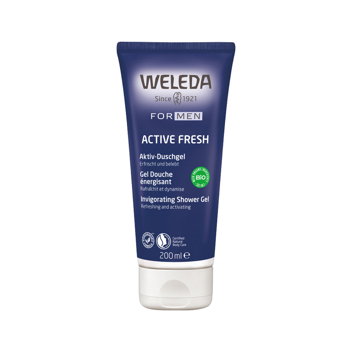 Weleda For Men Organic Active Fresh Invigorating Shower Gel 200ml