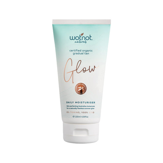 Wotnot Naturals Glow Certified Organic Gradual Tan Daily Moisturiser 130ml